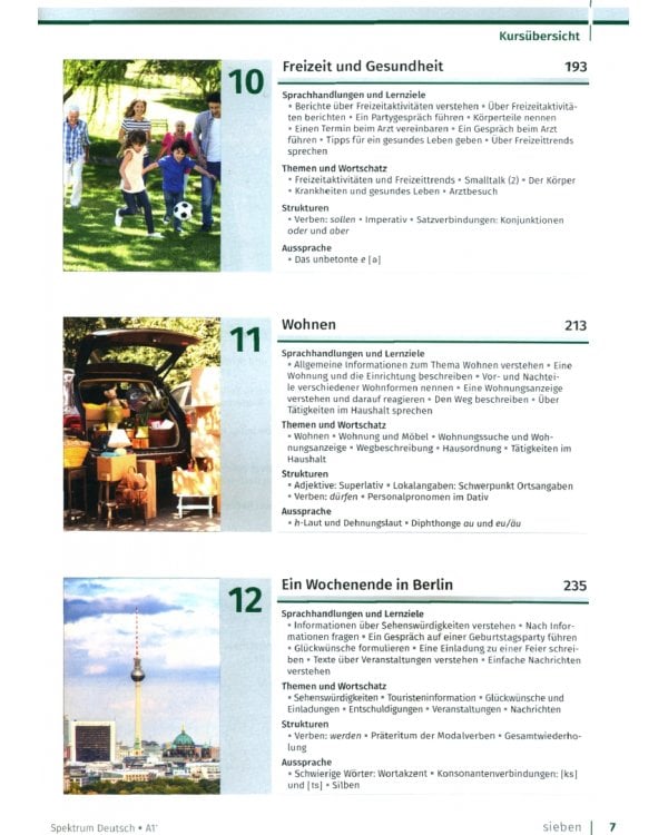 Spektrum Deutsch A1+. Integriertes Kurs- und Arbeitsbuch + 2 Audio-CDs