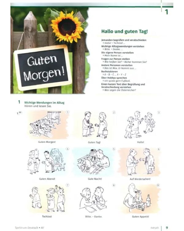 Spektrum Deutsch A1+. Integriertes Kurs- und Arbeitsbuch + 2 Audio-CDs