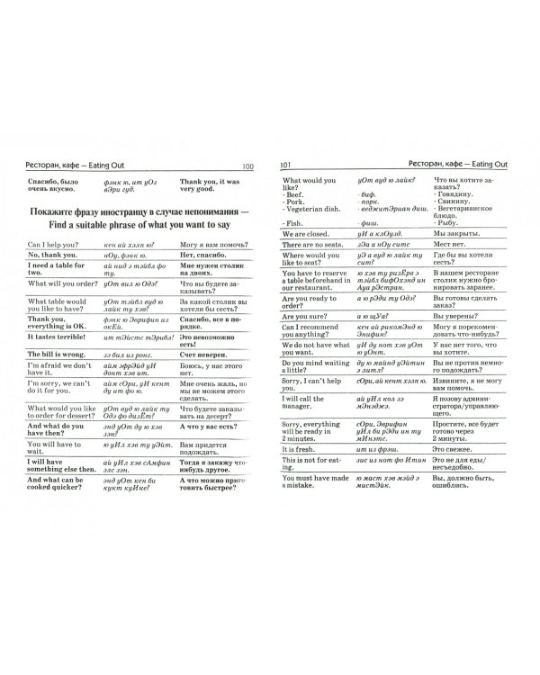 Английский язык для туристов. Разговорник