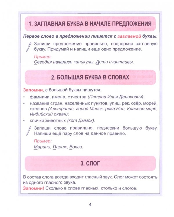 Работа над ошибками по русскому языку