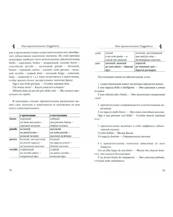 Грамматика итальянского языка с упражнениями