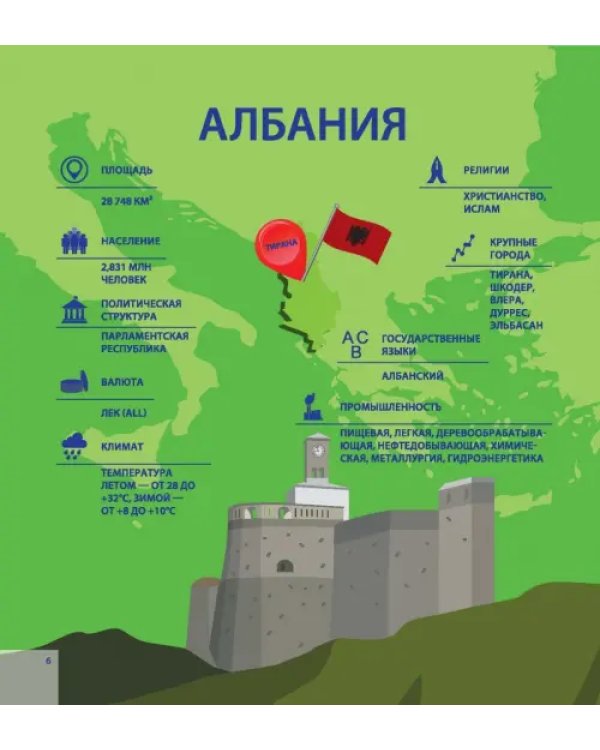 Атлас мира в таблицах и схемах