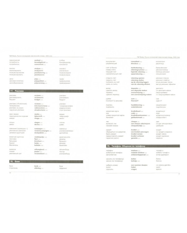 Русско-голландский тематический словарь. 5000 слов