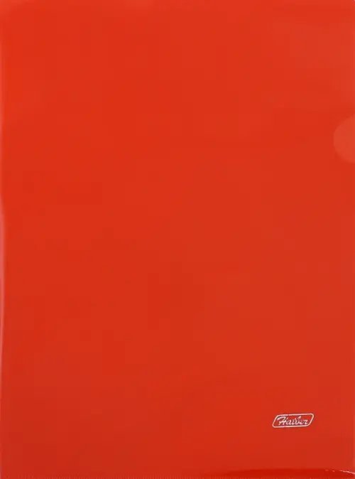 Папка-уголок, пластиковая, А4, красная (AG4_00103)