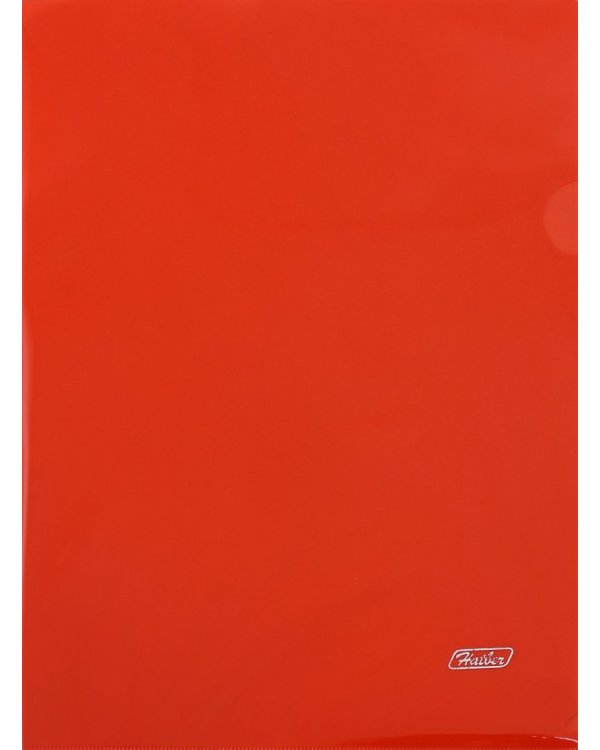 Папка-уголок, пластиковая, А4, красная (AG4_00103)