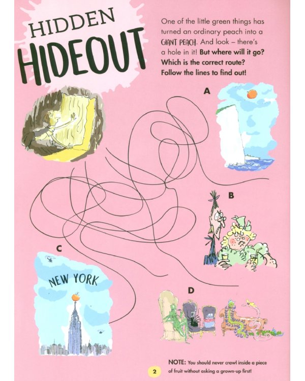 Roald Dahl's James and the Giant Peach. Sticker Activity Book