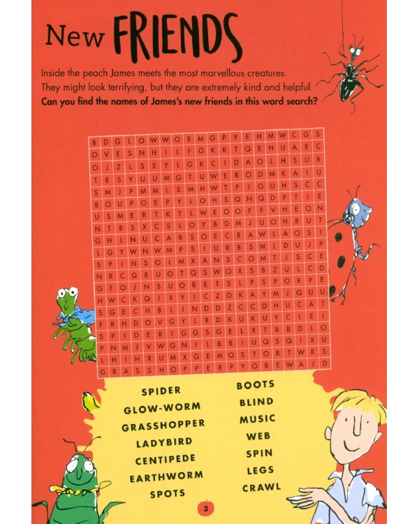 Roald Dahl's James and the Giant Peach. Sticker Activity Book