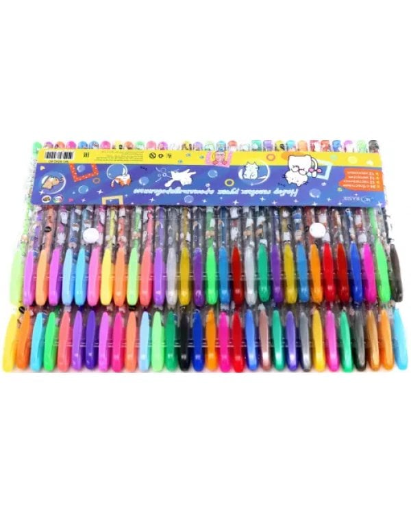 Набор гелевых ручек Коты, 60 штук