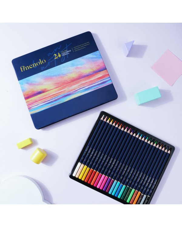 Карандаши цветные Finenolo, 24 цвета