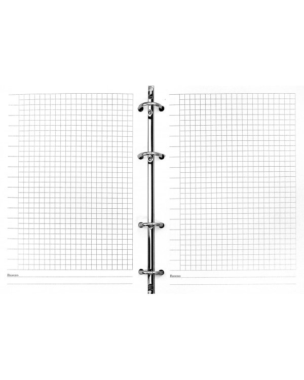 Тетрадь Копибук на кольцах, 160 листов, коралловая с сиреневым