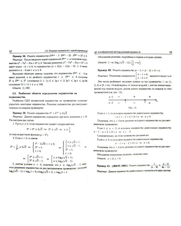 Математика. Подготовка к ЕГЭ: задание С3. Решение неравенств с одной переменной