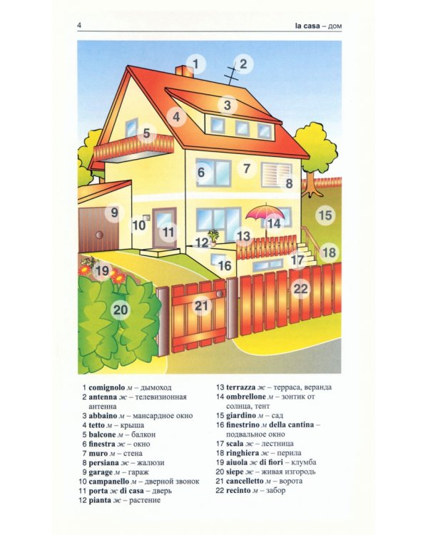 Итальянский язык в картинках