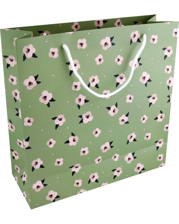 Пакет подарочный Pretty, зеленый