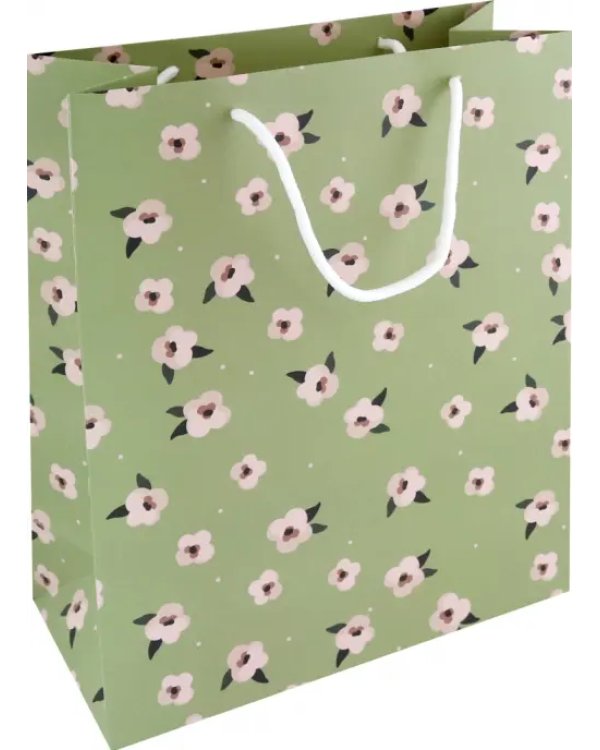 Пакет подарочный Pretty, зеленый