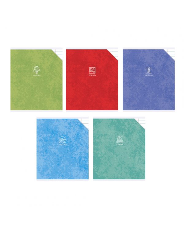 Тетрадь Микс, А5, 80 листов, линия, в ассортименте