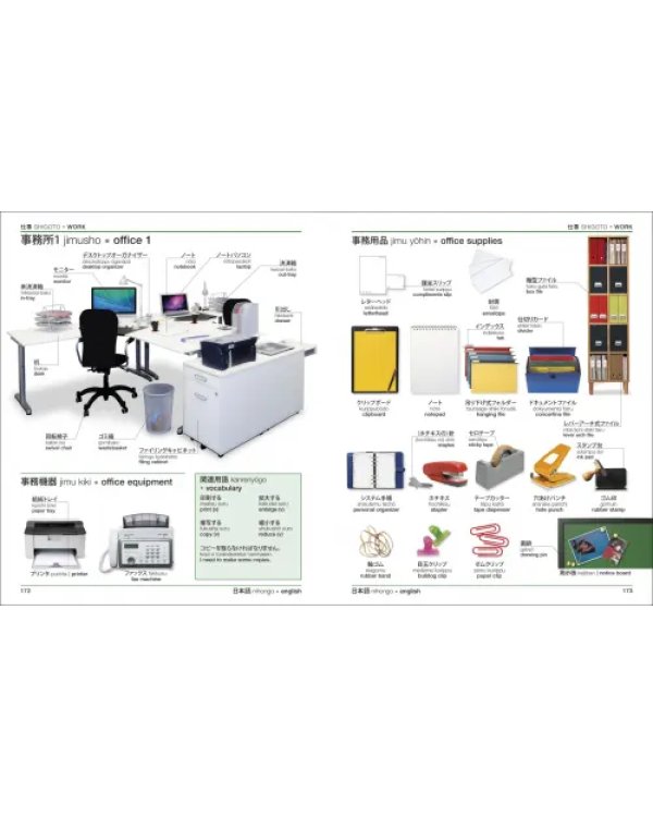 Japanese-English Bilingual Visual Dictionary with Free Audio App