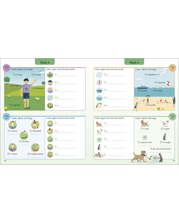 Italian for Everyone. Junior. 5 Words a Day