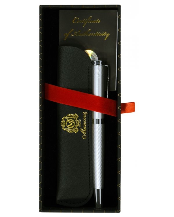 Роллер Piza, серебро, синий