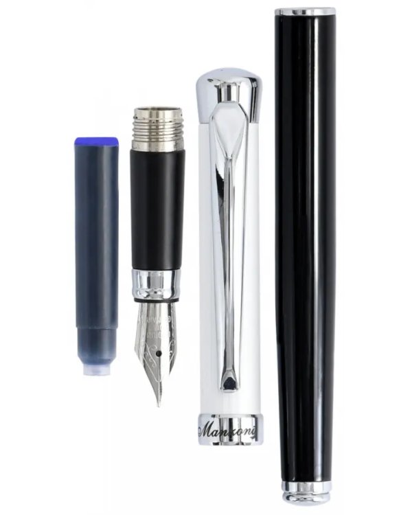 Перьевая ручка Alessandria в футляре, синяя