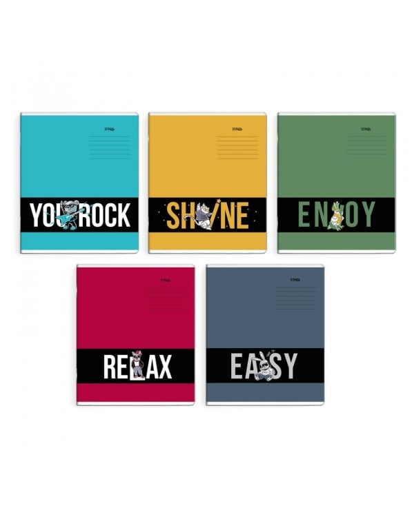 Тетрадь Радости жизни, 12 листов, линия, в ассортименте