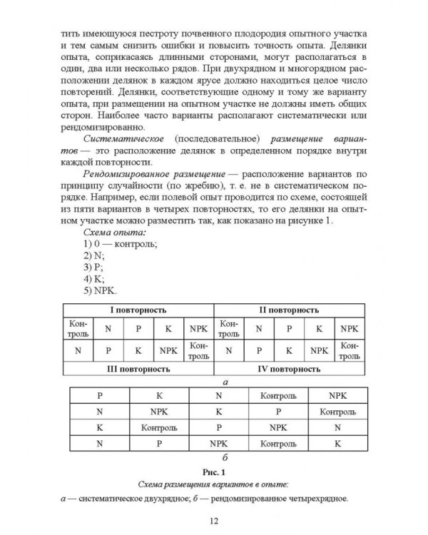 Агрохимия и физиология растений. Методика проведения полевых и вегетационных опытов. Учебное пособие