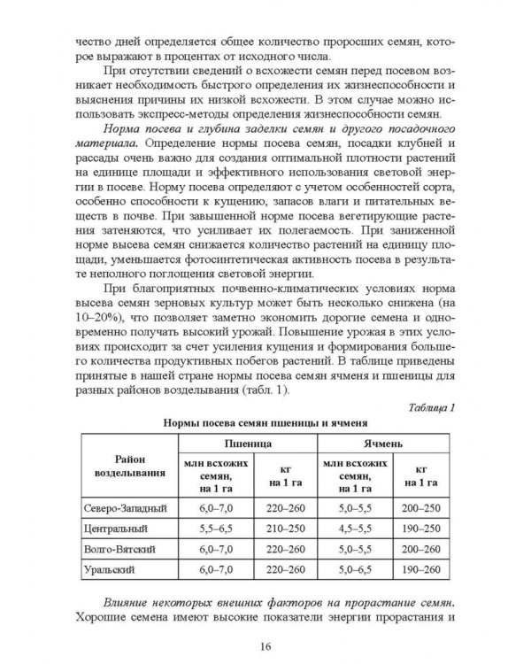 Агрохимия и физиология растений. Методика проведения полевых и вегетационных опытов. Учебное пособие