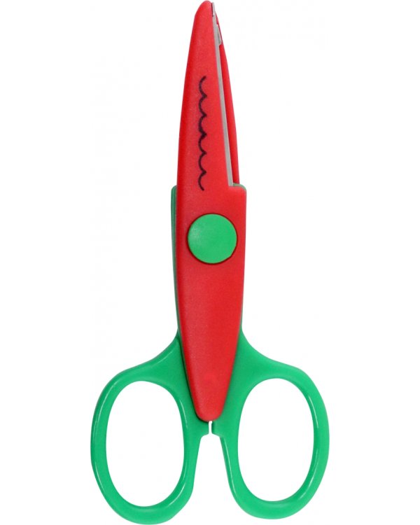 Ножницы детские фигурные Cosmo. Zig Zag, 13 см, в ассортименте