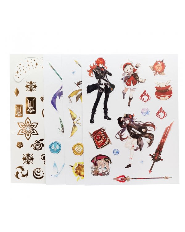 Геншин. Творческий блокнот Таинственные секреты, А5