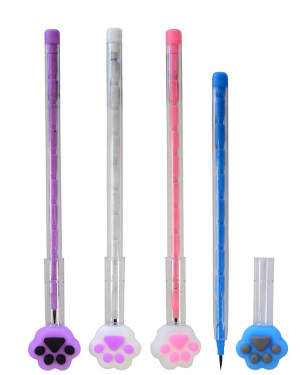 Карандаш чернографитный сегментный Cat Paw, HB