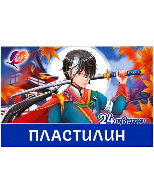 Пластилин Аниме. Хиро, 24 цвета, стек