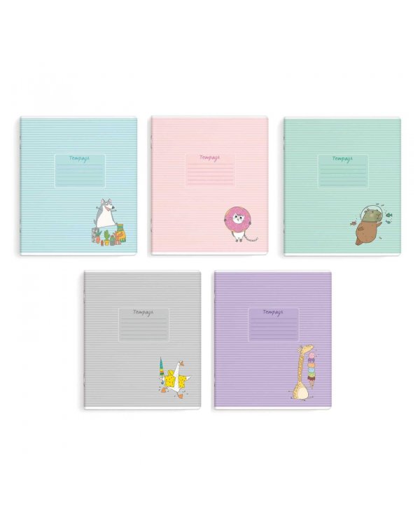 Тетрадь Мечты животных, 24 листа, линия, в ассортименте