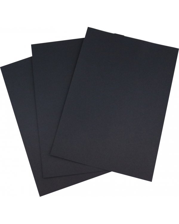 Бумага для пастели, А4, 20 листов, черная
