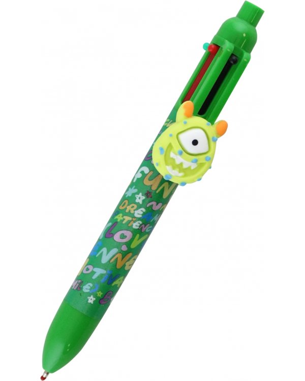 Ручка шариковая автоматическая Cartoon Rotate, 6-ти цветная, в ассортименте