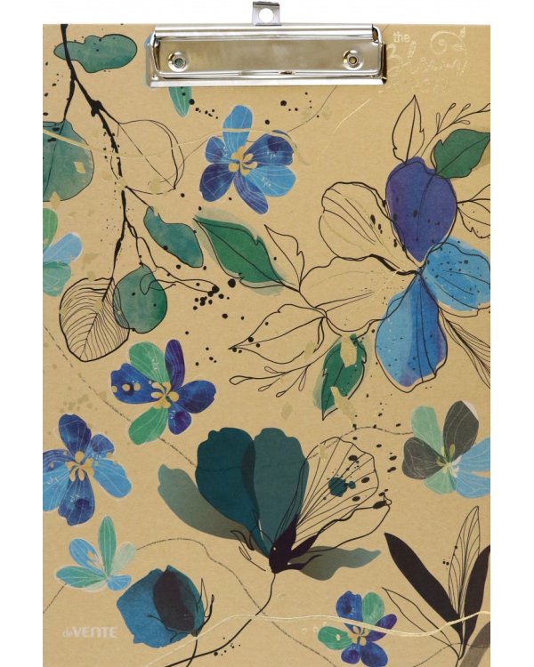 Папка-клипборд Bloom Garden, A4, синяя