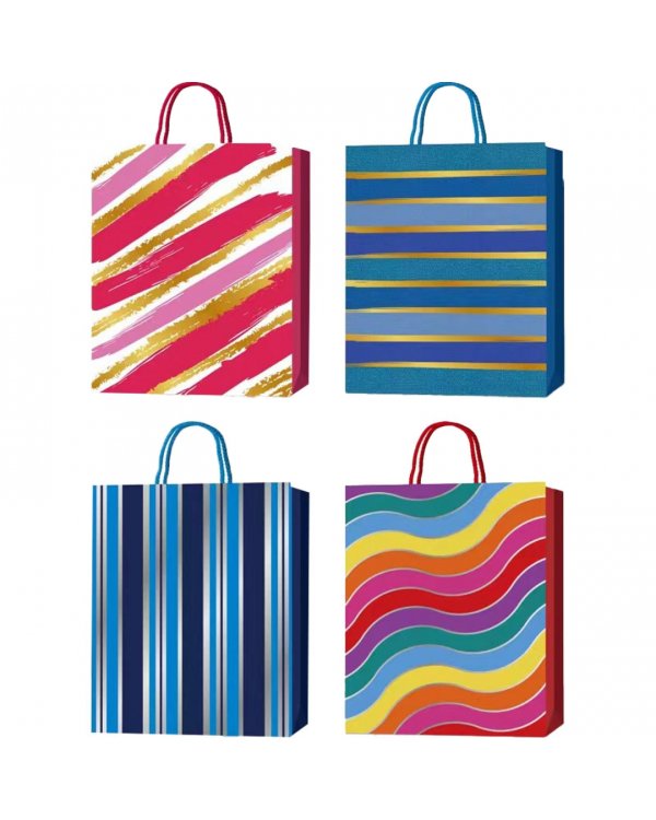 Пакет подарочный Waves and Stripes, в ассортименте