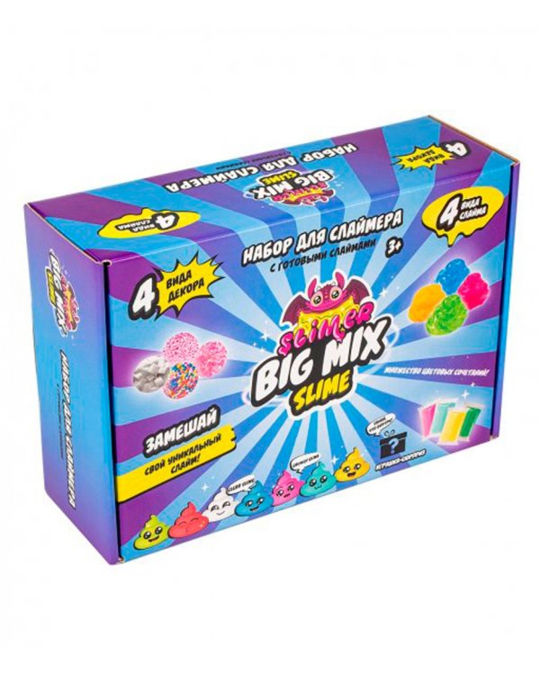 Игрушка Slimer big mix, синий