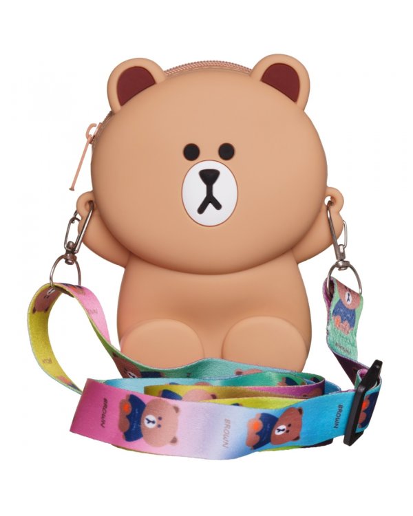 Сумочка для девочки Мишка, бежевый