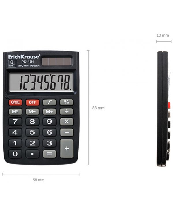 Калькулятор карманный PC-101 Classic, 8 разрядов