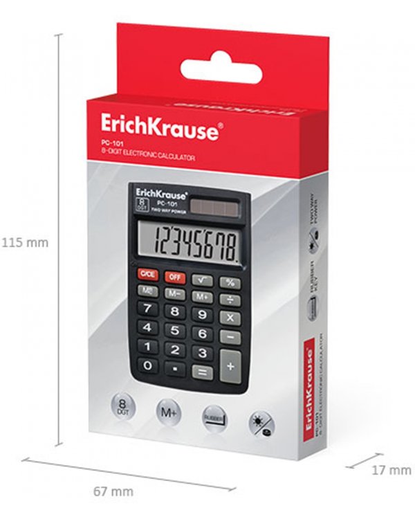 Калькулятор карманный PC-101 Classic, 8 разрядов