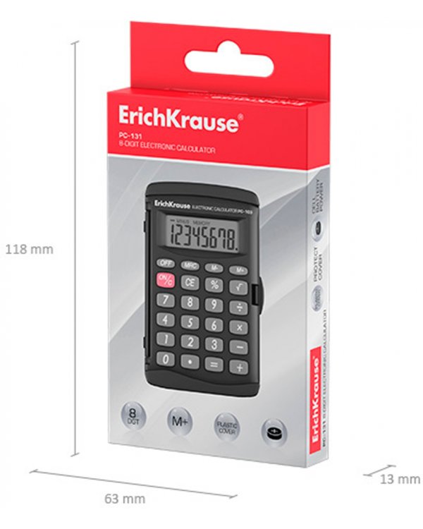 Калькулятор карманный PC-131 Classic, 8 разрядов