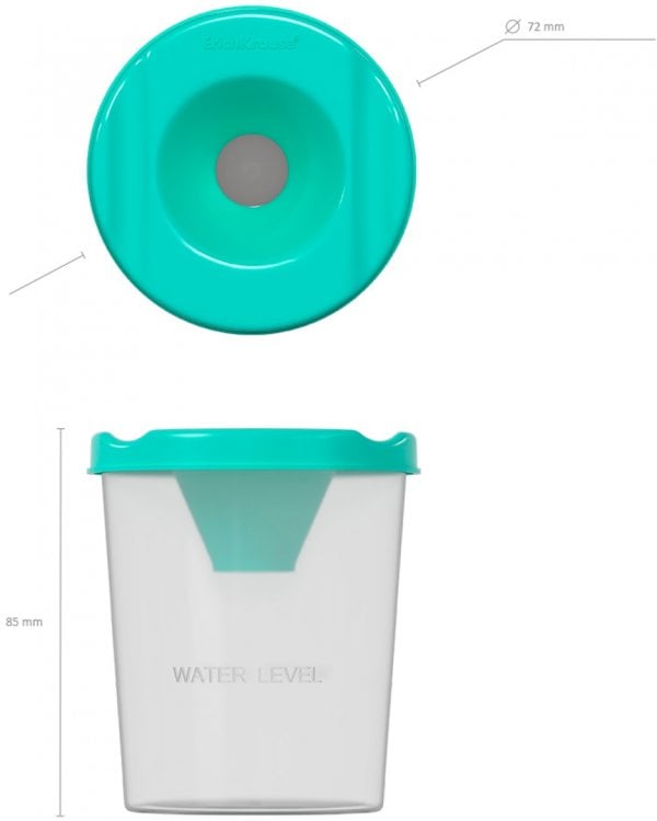 Стакан-непроливайка Pastel, мятный