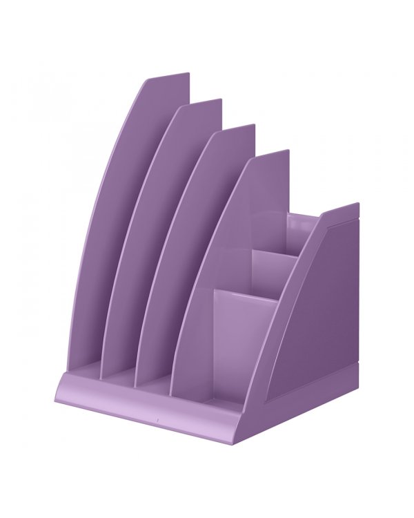 Подставка для бумаг пластиковая Regatta Pastel Bloom, фиолетовый