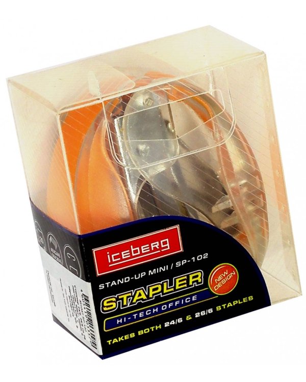 Степлер на 20 листов вертикальный мини, в ассортименте (SP-102/351047)