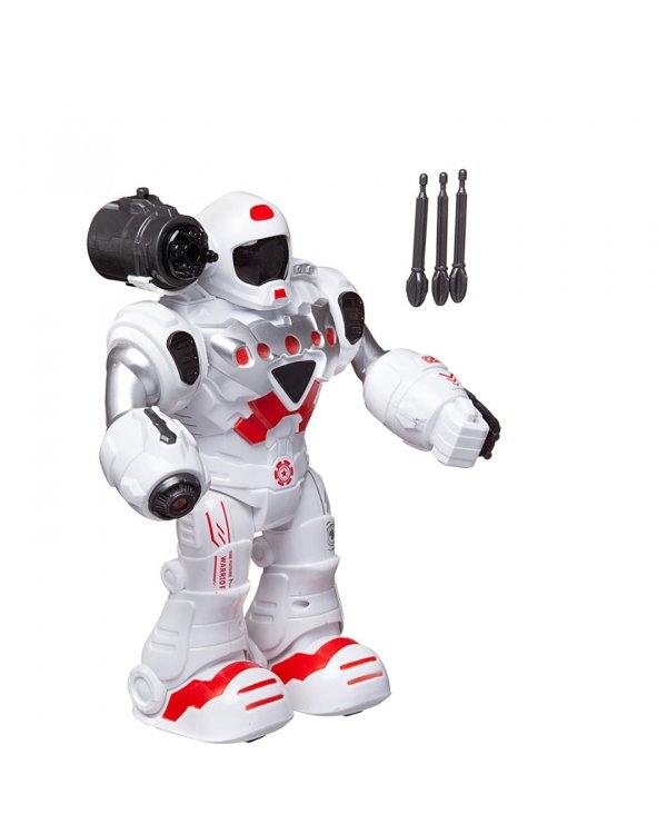 Робот Герой, электромеханический, бело-красный