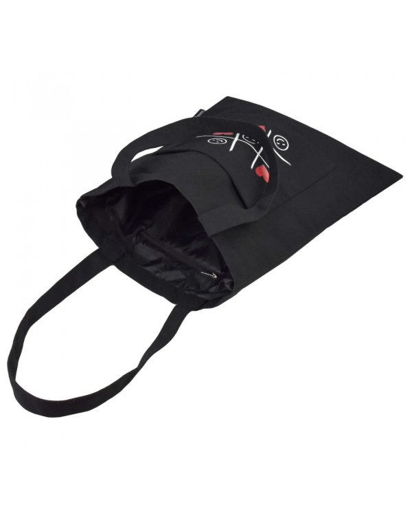 Сумка-шоппер Смайлики-сердечки