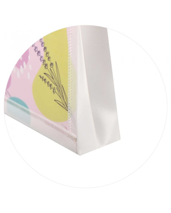 Папка для документов пластиковая Паттерн цветов, А4