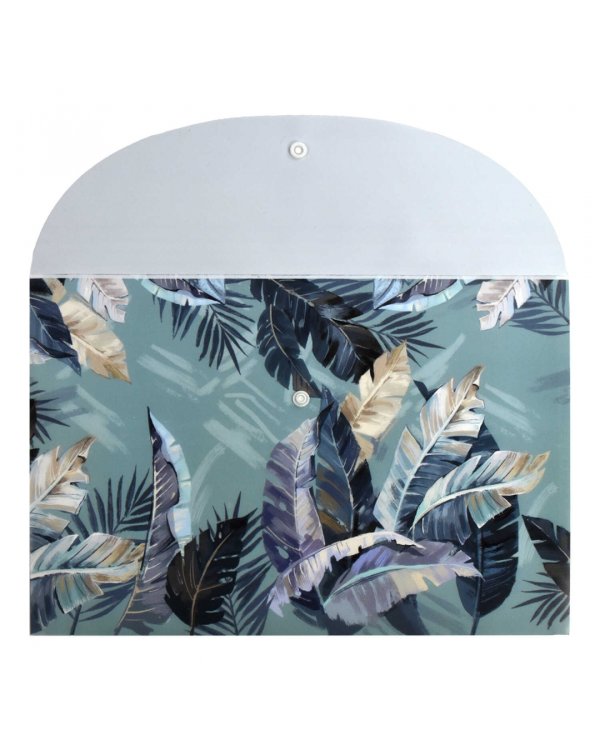 Папка для документов пластиковая Листья, А4