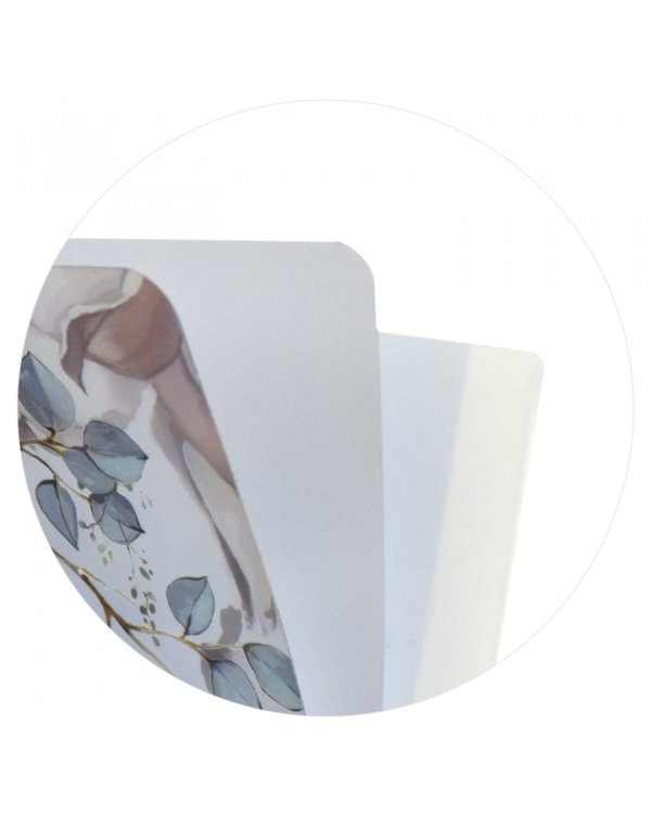 Папка-уголок для документов пластиковая Хлопок, А4