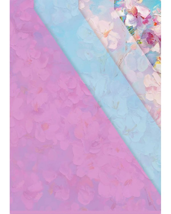 Папка-уголок для документов пластиковая Цветы, А4