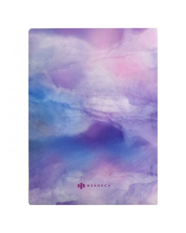 Папка-уголок для документов пластиковая Фразы, А4